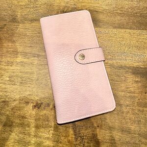 Poppy & Peonies Go Anywhere Wallet Mauve